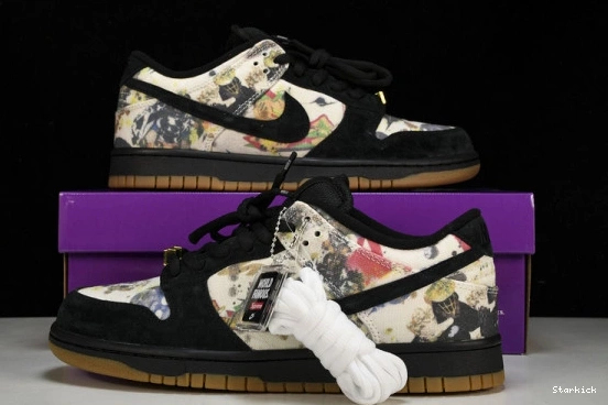 Nike  FD8778-001 SB Supreme Dunk Rammellzee Low 0123